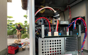 自社施工の蓄電池駆け込み寺　～ 現場の整理整頓で”5S活動”を徹底