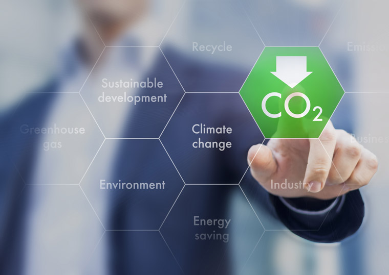 【メリット2】発電する際に二酸化炭素(CO2)などを排出しないので、環境にやさしい