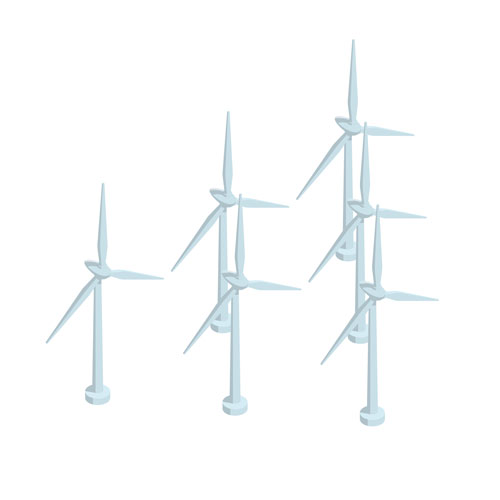 小型風力発電の設置