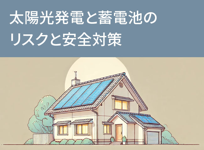 太陽光発電と蓄電池のリスクと安全対策