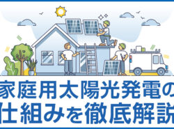 家庭用太陽光発電の仕組みを徹底解説